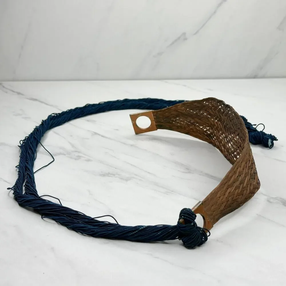 Boho Braided Wire Tie Belt Size XS Small Womens